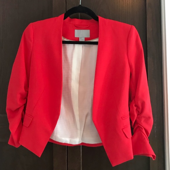 H&M Jackets & Blazers - H&M Red Blazer